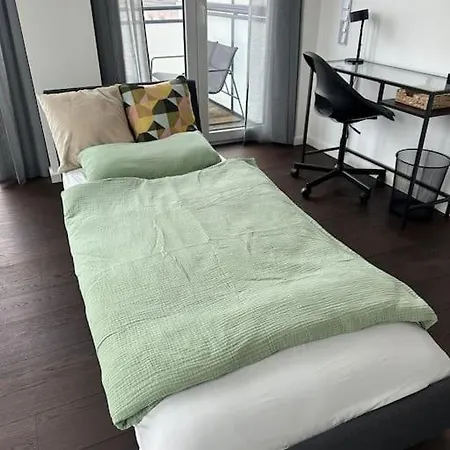 Appartement Cityloft - Augsburger Innenstadt-bismarckviertel - Kostenloser Tiefgaragenstellplatz