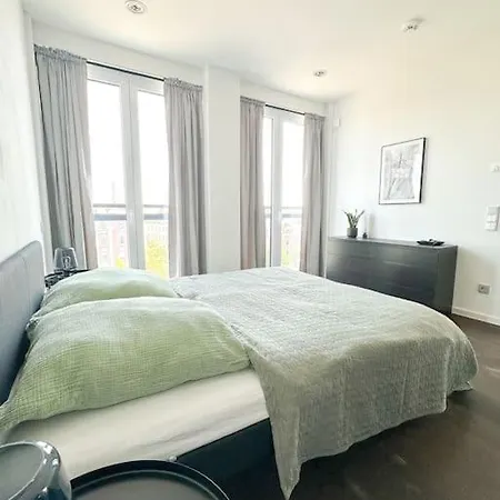 Appartement Cityloft - Augsburger Innenstadt-bismarckviertel - Kostenloser Tiefgaragenstellplatz